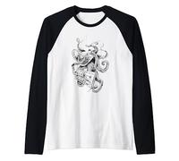 Roland TB-303 Kraken Synthesizer T-Shirt Raglan Baseball Tee