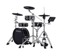 Roland VAD103 V-Drums | Premium 4-Piece Electronic Acoustic Design Drum Kit with Shallow-Depth Shells | TD-07 Sound Module | 25 Preset Drum Kits | Onboard Coach | Bluetooth Connectivity