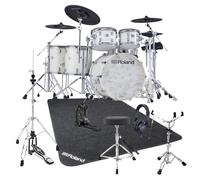 Roland VAD716 Flagship V-Drums Kit - Pearl White