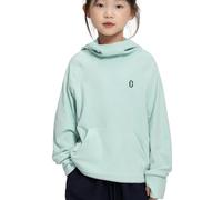 Rolanko Girls Hoodies Fleece Sweatshirts Long Sleeve Cozy lightweight Hooded Pullover Tops with Pocket, Kids Warm Athletic Outwear, Green, 11-12 Years, 160