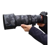 Rolanpro Camouflage Rain Cover Waterproof Lens Cover for Sigma 500mm F5.6 DG DN OS Sports E Mount Lens Protective Sleeve Lens Rain Coat-#18 Dark Black