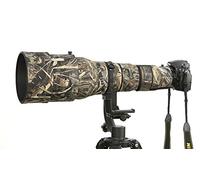 ROLANPRO Lens Clothing Camouflage Rain Cover for Nikon AF-S 600mm f/4G ED VR Camera Lens Protection Sleeve-#19 Grass Waterproof