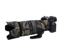 ROLANPRO Lens Cover for Nikon NIKKOR Z 100-400mm F4.5-5.6 VR S Lens Black | Waterproof Camo Rain Coat Lens Protective Sleeve Case for Wildlife Photography, Bird Watching & Outdoor Shooting #Black Camo