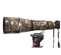 ROLANPRO Nylon Waterproof Lens Coat Compatible with Sony FE 600mm F4 GM OSS, Camouflage Rain Cover Protective Sleeve Bird Watching - #9 Camo