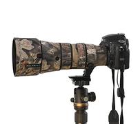 ROLANPRO Rainproof Lens Cover for Nikon AF-S 500mm F5.6E PF ED VR Rain Cover - Durable and Versatile Lens Protection Case Sleeve #23 Brown Jungle Camo Waterproof