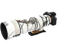 Rolanpro Waterproof Camouflage Cover for Sony FE 200-600mm F5.6-6.3 G OSS Protective Sleeve Case Clothing Raincover-#21A Snow Camo Waterproof