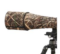 Rolanpro Waterproof Camouflage Lens Coat for Nikon AF-S 500mm f/5.6E PF ED VR, Protective Skin Sleeve for Wildlife & Bird Watching - #9 Reed Camo