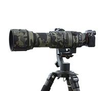 ROLANPRO Waterproof Lens Camouflage Coat for Sigma 150-600mm F/5-6.3 DG DN OS Sports Coat Mirrorless Camera Lens-E Mount and L Mount Protective Sleeve Case-#2 Black Waterproof