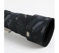 ROLANPRO Waterproof Lens Cover for Canon RF 100-300mm F/2.8 L is USM Coat Lens Protective Sleeve Guns Case-#8 Black Camouflage Waterproof