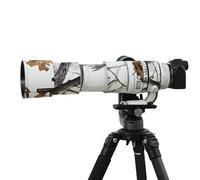 ROLANPRO Waterproof Lens Cover for Canon RF 200-800mm F6.3-9 IS USM, Telephoto Lens Coat Protective Sleeve Case Anti-Scratch Camouflage Rain Cover for Wildlife Photography and Birding - #21 Snow