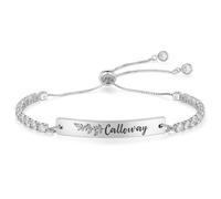 Rolaonly Personalized Bracelet with engraving, Bracelet with Eye Photo Image - As a Personalized Valentine's Day Gift for Men, Daddy, Birthdays, Party- Couple Bracelets