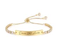 Rolaonly Personalized Bracelet with engraving, Bracelet with Eye Photo Image - As a Personalized Valentine's Day Gift for Men, Daddy, Birthdays, Party- Couple Bracelets