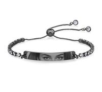 Rolaonly Personalized Bracelet with engraving, Bracelet with Eye Photo Image - As a Personalized Valentine's Day Gift for Men, Daddy, Birthdays, Party- Couple Bracelets