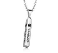 Rolaonly Spotify Necklace for Women Men Personalized Scan Music Code Song Pendant Necklace Photo with Spotify Song Stainless steel Necklace Jewerly Christmas Gifts for Family Friends