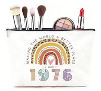 Rolcheleego 51st Birthday Gifts for Women- Small Comestic Bag Presents for Female 51st Birthday -Personalised 51 Year Old Lady Present Ideal for Best Friend, Sister(only Bag)