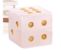 Role Play Dice Six Sided Stone Cube Table and Board Game Decoration