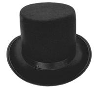 Role Play Magicians Hat Flat Top For Adult Round Stage Show Headwear Masquerades Tall Male Gentleman Unisex Stage Show Hat