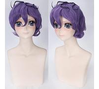 Role Play Wig For IB Garry Little Wavy Purple Hair cos Short Cosplay Anime Wig