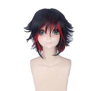 Role Play Wig For KILL la KILL Ryuuko Matoi Black Blue Red Ombre Short Cosplay Wig