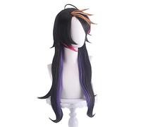 Role Play Wig For Vtuber Shu Yamino Cosplay Wig Long Hair With Purple-Pink Highlights