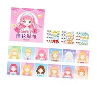 Role Playing Creative Sticker Book for Kids Featuring Multiple Characters and Costumes Creative PVC Dress Up Book for Kids