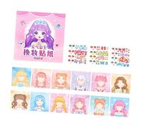 Role Playing Creative Sticker Book for Kids Featuring Multiple Characters and Costumes Creative PVC Dress Up Book for Kids