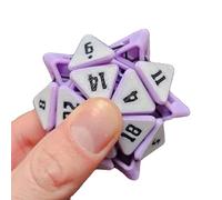 Role Playing Dice - Game Set, Polyhedral Figures for Random Number Generation, Apparatus with Fidget Capacity, Personal Goods, Handheld Toys for Tabletop Session, Party Socializing