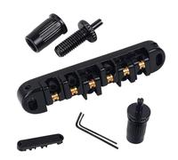 Role Playing Saddle Bridge for Electric Guitar-LP Balling Bridge with an Adjustable String Holder and 2 Keys, Great for Men, Women and Beginners