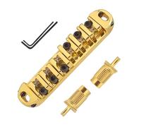 Role Playing Saddle Bridge for Electric Guitar-LP Balling Bridge with an Adjustable String Holder and 2 Keys, Great for Men, Women and Beginners