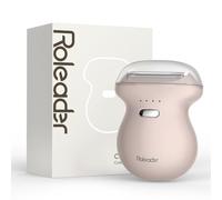 Roleader Mini Electric Razor for Women - Rechargeable Travel Lady Shaver, IPX6 Waterproof Wet/Dry Trimmer for Body, Legs & Arms - Compact Portable Design, Apricot