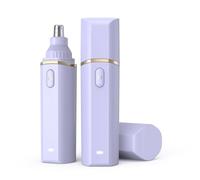 Roleader Mini Nose Hair Trimmer for Men Women, Professional Painless USB Rechargeable Nose Hair Trimmer Clipper, Smoother Cutting, Portable Designeasy Cleaning 1pc (Purple)