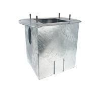 Rolec GMQR0010 Quantum Galvanised Steel Ground Mounting Base