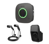 Rolec ROLEC5011 Evo Intelligent EV Charger 7.4kW Universal Socket Daytona Grey c/w EVPP0720 10m 32A Type 2 to Type 2 Charging Lead & Holster