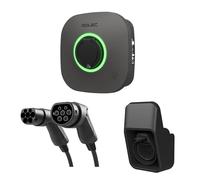 Rolec ROLEC5013 Evo Intelligent EV Charger 22kW Universal Socket Daytona Grey c/w EVPP0710 5m 32A 3 Phase Type 2 to Type 2 Charging Lead & Holster
