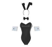 ROLECOS Sakurajima Mai Bunny Cosplay Costume One Piece Bodysuit 5 Pieces Petite M