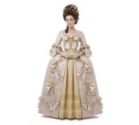 RoleplayCos Court Rococo Baroque Marie Antoinette Ball Dresses 18th Century Victorian Dress Ball Gowns Royal Women Costume (Lace UP, L)