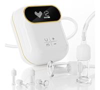 Rolevin 6Pcs Electric Facial Cupping Therapy Set Glass, 3 in 1 Gua Sha Facial Tools Face Cupping Massage for Eye Neck Skin Care, 3 Size Vacuum Suction Cups for Cellulite, Puffiness Reduction