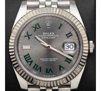 Rolex Datejust 126334 Watch 41mm Wimbledon Gray Dial 2026 Brand New