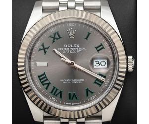 Rolex Datejust 126334 Watch Wimbledon Gray Dial 41mm 2026 Brand New