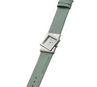 Rolf Cremer Turn S Steel Quartz Watch, Stainless Steel Case, Stainless Steel Strap, Light Green Dial, Minimalist Design, Splash Proof