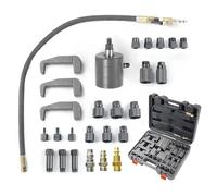 Rolfutool Pneumatic Injector Puller Tool Diesel Injector Puller Set for Diese Engines，Diesel Injector Extractor Master kit 24 pcs