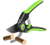 Rolgno Bypass Garden Secateurs, SK5 Steel Garden Scissors & Pruning Shears