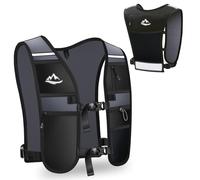 Rolgno Reflective Running Vest, Lightweight & Adjustable Hydration Vest, Breathable & Durable Running Backpack for Women and Men, RunningWater Vests with 2L Large Compartment for Cycling Hiking