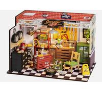 Rolife 3D DIY Wooden LED Garage Workshop Tiny House Decorative Craft Gift DG165