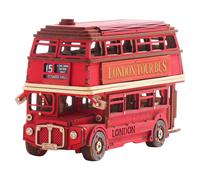 Rolife 3D Puzzle - London Tour Bus Wooden Puzzles for Adults DIY Model Kits, Creative Craft Construction Kits for Adults, Aesthetic Home Decor Gifts