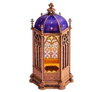 Rolife 3D Puzzle Starry Dome Cathedral Building Model Set Wooden Puzzle Model Kits for Adults to Build Book Nook Home Decoration Creative Gifts for Adults