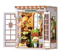 Rolife Book Nook Kit for Adults, Secret Bloomy Nook with LED Light