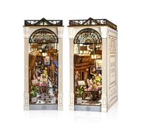Rolife Book Nook Kits for Adults DIY Miniature Kit with Lights for Desk Library Bookshelf Decoration 3D Wooden Puzzle Arcade Dating Booknook Model Kits for Adults to Build