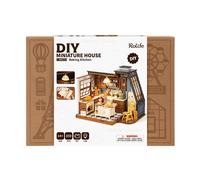 Rolife Build Your Own Miniature House Baking Kitchen for Ages 14 & Up