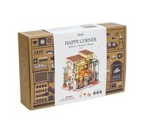 Robotime Emilys Flower Shop Miniature Dollhouse, Birch, Multi Colour, One Size